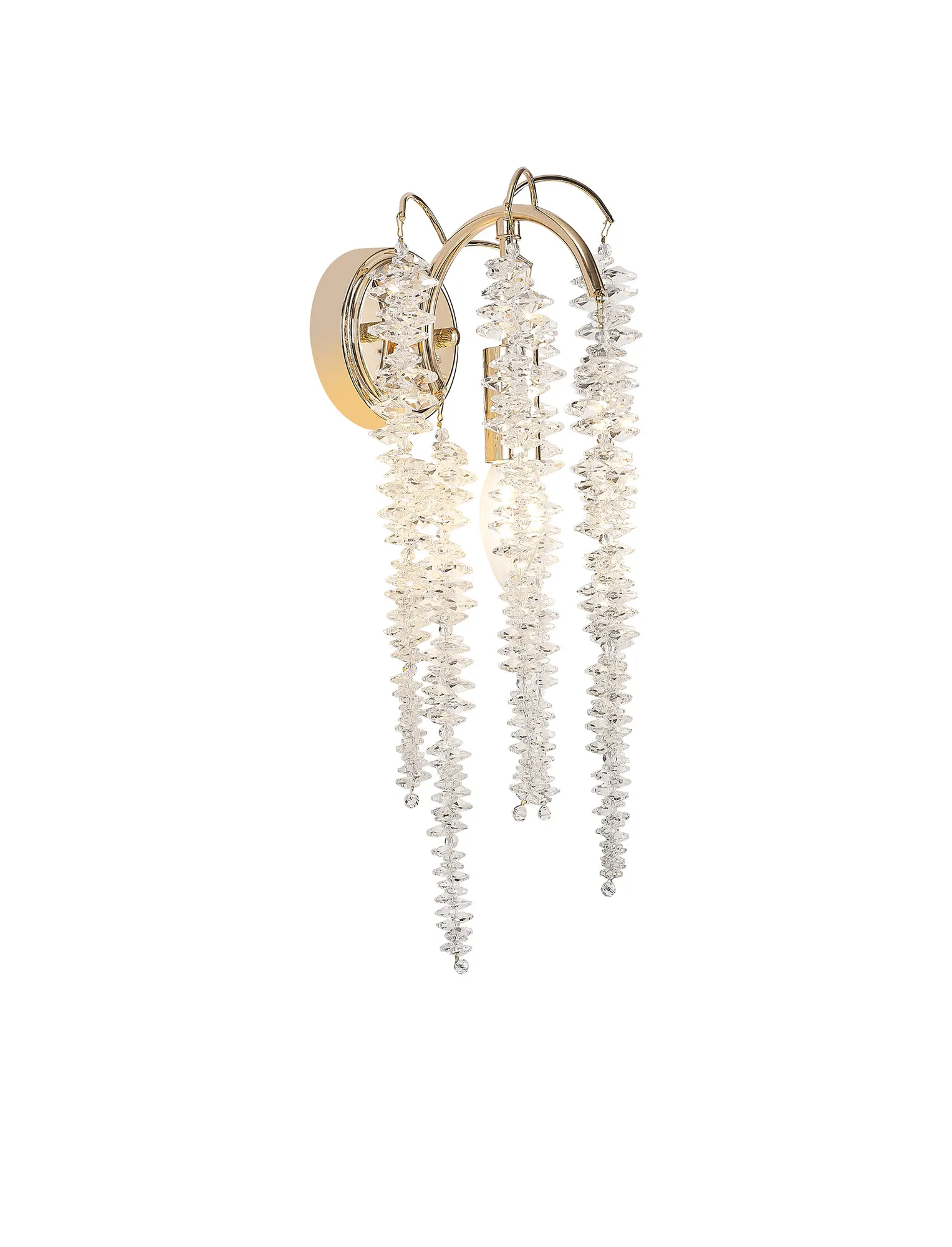 IL32859  Wisteria Wall Light 1 Light French Gold